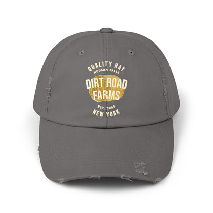 Custom Hay Farm Unisex Distressed Cap | Cotton Twil Hat | Local Hay Dealer Hat | Gift for Hay farmers | Homestead Gift