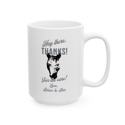 Custom Horse Care Appreciation Gift Ceramic Coffee Mug 11oz  or 15oz