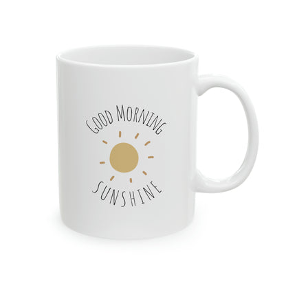 Good Morning Ceramic Mug 11oz | Gift for coffee lovers  | Early Riser Coffee Mug | Farm Life Coffee Cup | Early Bird Gift