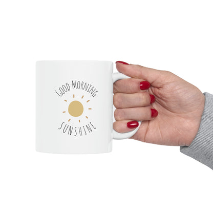 Good Morning Ceramic Mug 11oz | Gift for coffee lovers  | Early Riser Coffee Mug | Farm Life Coffee Cup | Early Bird Gift