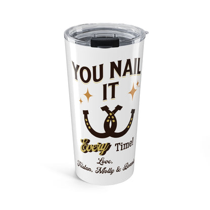 Custom Farrier Horse Farm Gift Personalized Tumbler 20oz