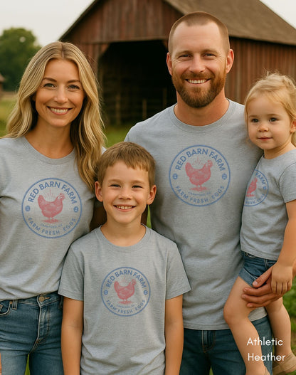 Custom Patriotic Style Egg Farm Light Weight Unisex Jersey T-shirt