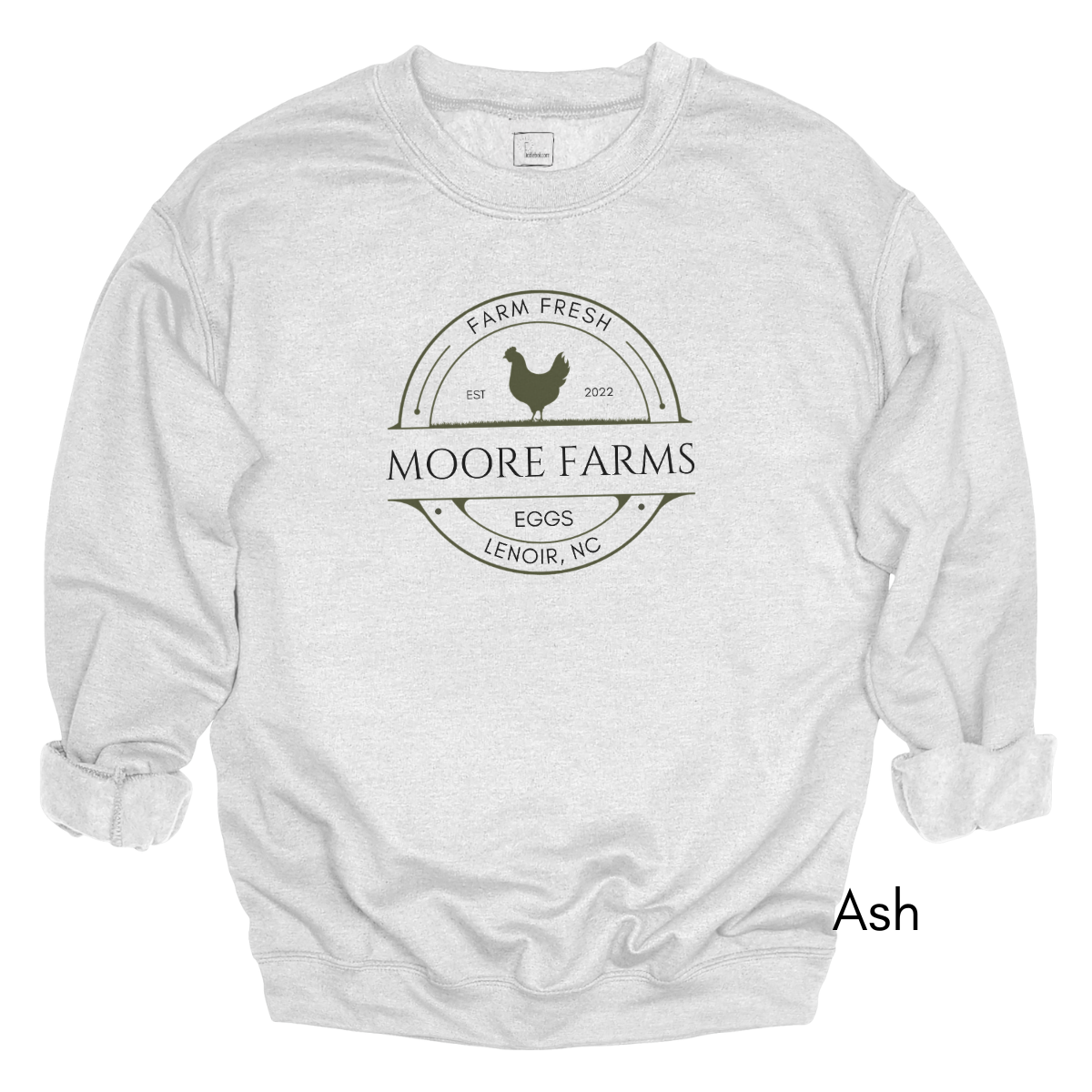 Custom Egg Farm Unisex Crewneck Sweatshirt