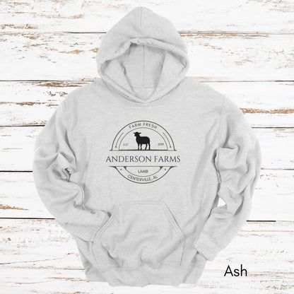Custom Lamb Sheep Farm Unisex Heavy Blend Hooded Sweatshirt