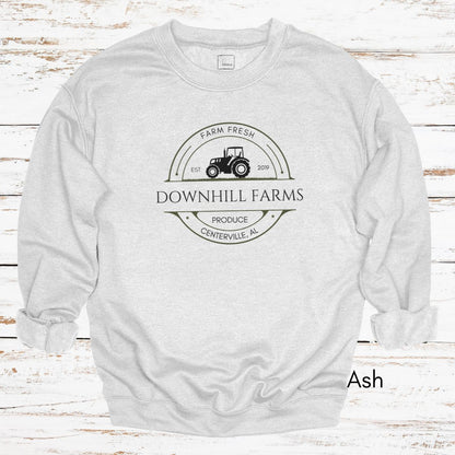Custom Farm Tractor Unisex Crewneck Sweatshirt