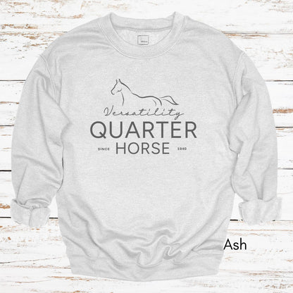 Quarter Horse Versatility Unisex Crewneck Sweatshirt