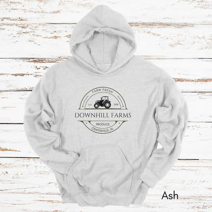 Custom Produce Farm Tractor Unisex Heavy Blend Hooded Sweatshirt