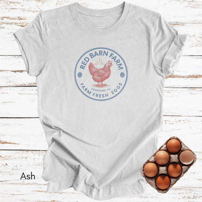 Custom Patriotic Style Egg Farm Light Weight Unisex Jersey T-shirt