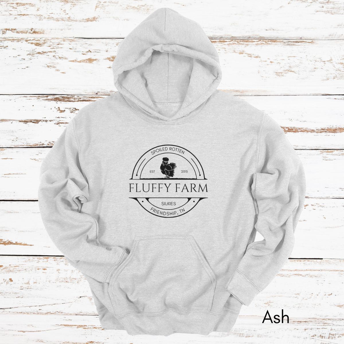 Custom Silkie Chicken Farm Unisex Heavy Blend Hooded Sweatshirt