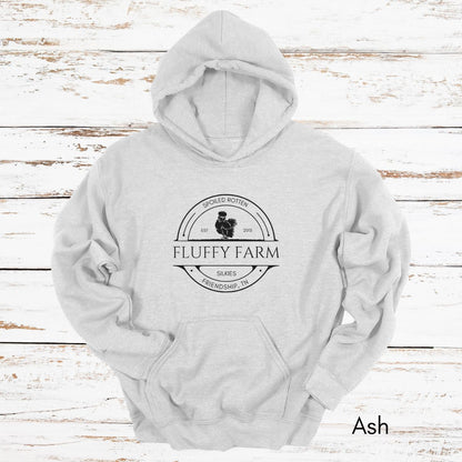 Custom Silkie Chicken Farm Unisex Heavy Blend Hooded Sweatshirt