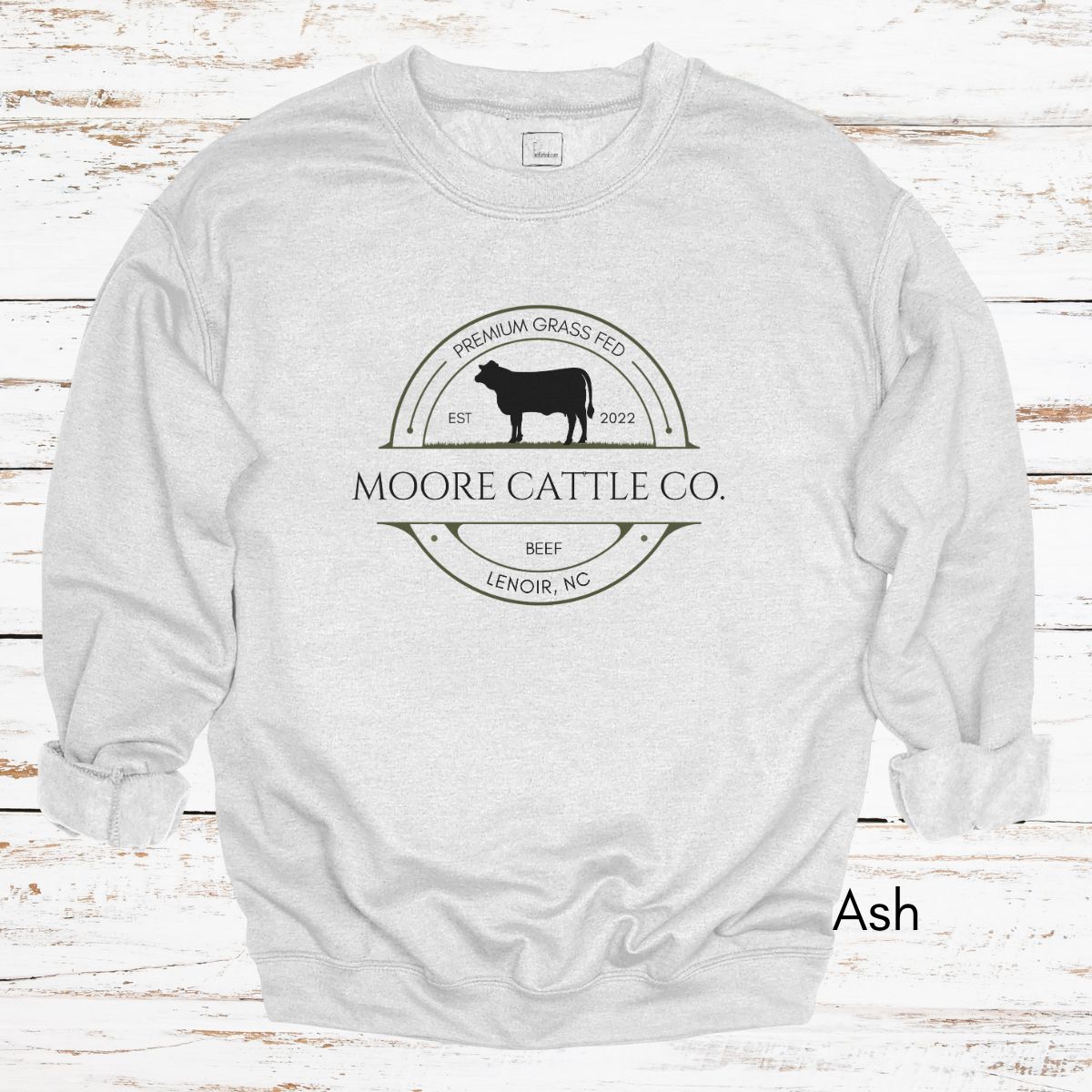 Custom Cattle Farm Heifer Version Unisex Crewneck Sweatshirt