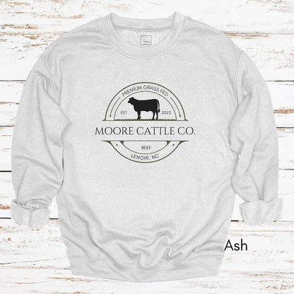 Custom Cattle Farm Heifer Version Unisex Crewneck Sweatshirt