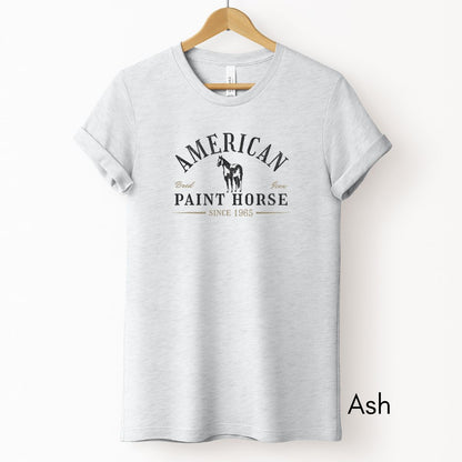 American Paint Horse Tee | Horse Lover Short Sleeve Tee | Equestrian T-shirt | Gift for Paint Horse Lover | Horse Breed Tshirt