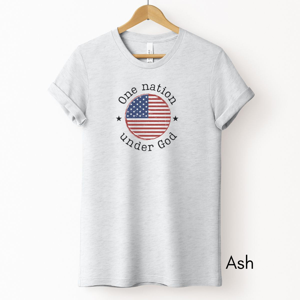 One Nation Under God Tee | Unisex Patriotic Tee | 4th of July Group Tee | Pledge of Allegiance T-shirt | USA T-shirt | Memorial Day Tshirt