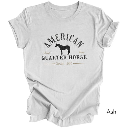 American Quarter Horse Unisex Light Weight Jersey Tee Light Colors