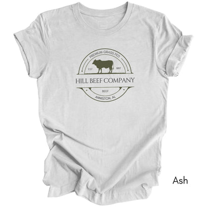 Custom Cattle Beef Farm Light Weight Unisex Jersy T-shirt Steer Version