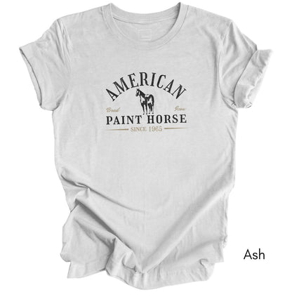 American Paint Horse Tee | Horse Lover Short Sleeve Tee | Equestrian T-shirt | Gift for Paint Horse Lover | Horse Breed Tshirt