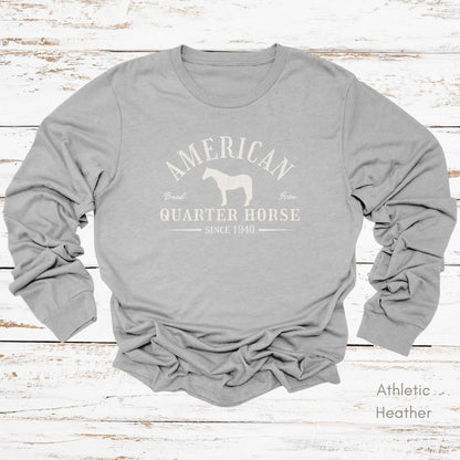 American Quarter Horse Long Sleeve Unisex T-shirt