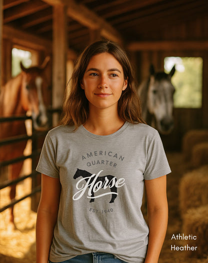 American Quarter Horse Light Weight Unisex Jersey T-shirt