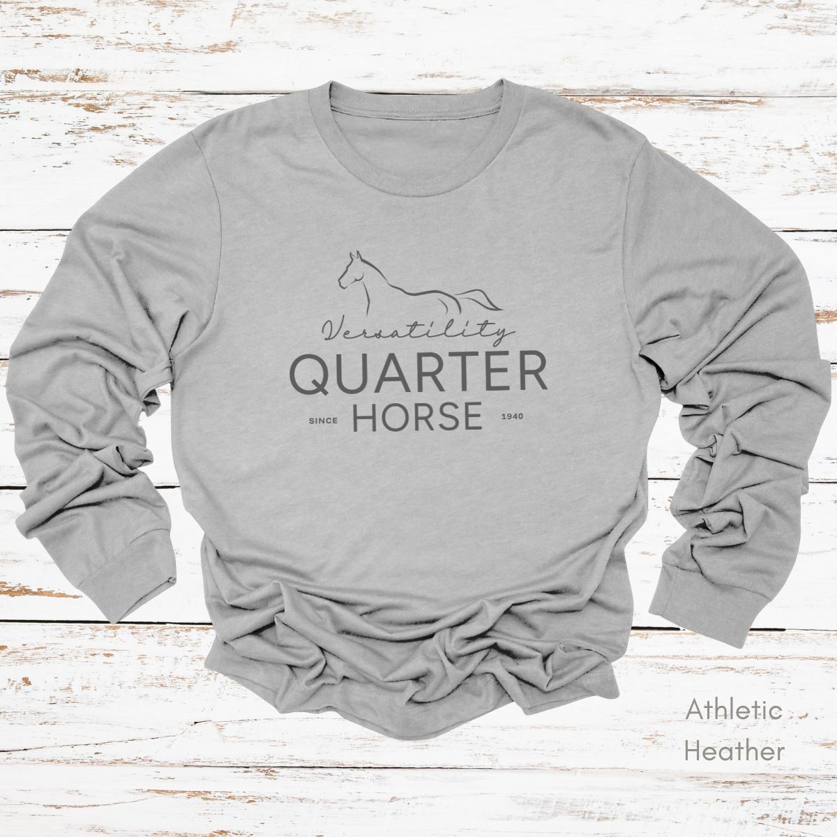 American Quarter Horse Versatility Long Sleeve Unisex T-shirt