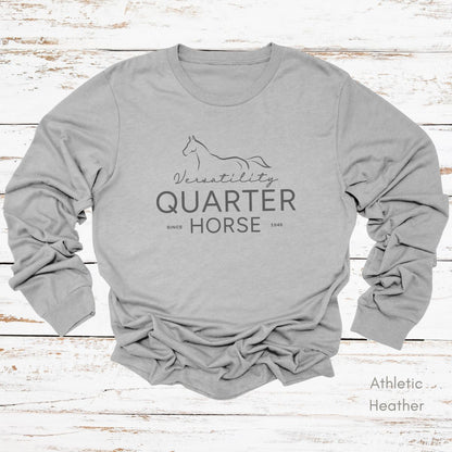 American Quarter Horse Versatility Long Sleeve Unisex T-shirt