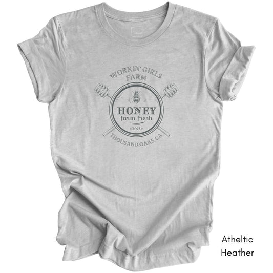 Custom Honeybee Farm Unisex Jersey Light Weight Tshirt