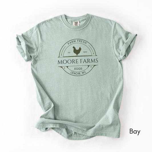 Custom Egg Farm - Unisex Midweight t-shirt