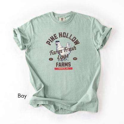 Custom Vintage Egg Farm Tee- Unisex Midweight T-shirt