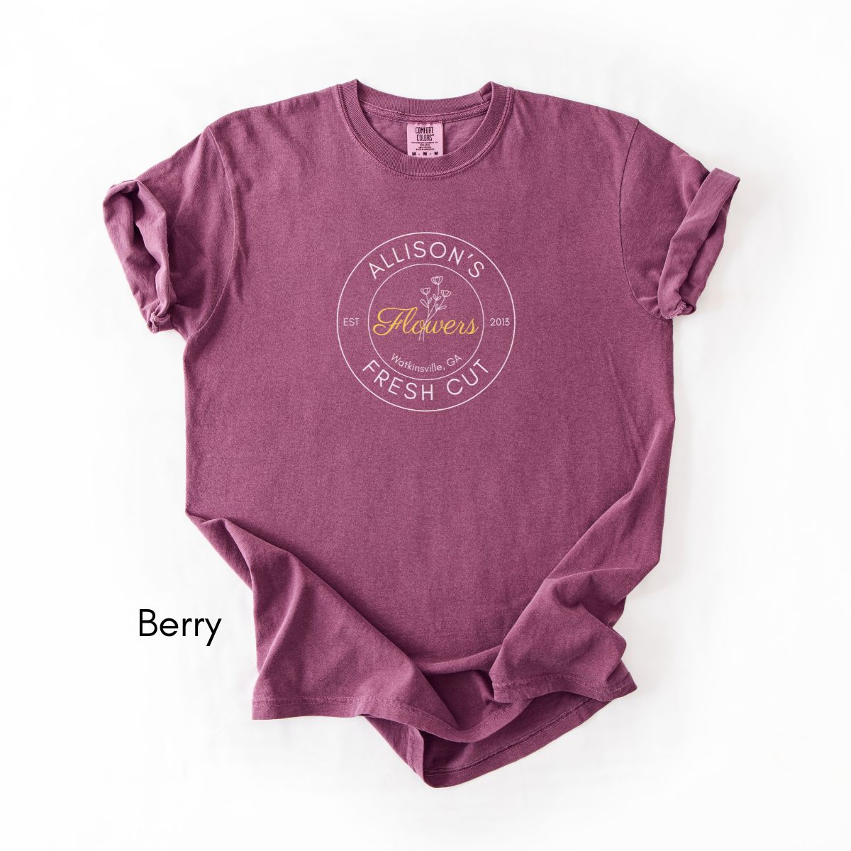 CUSTOM Fresh Cut Flower Farm Midweight T-shirt