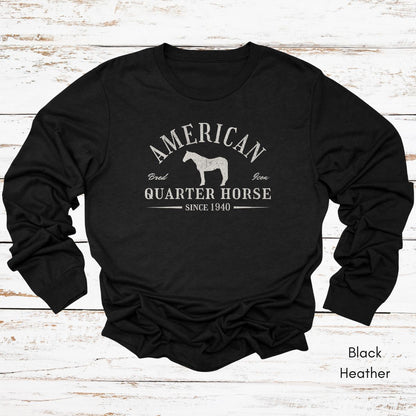 American Quarter Horse Long Sleeve Unisex T-shirt