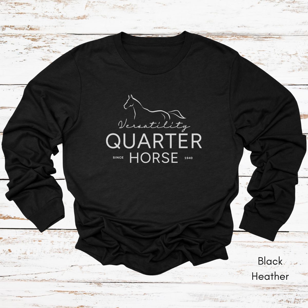 American Quarter Horse Versatility Long Sleeve Unisex T-shirt