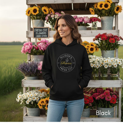 CUSTOM Flower Farm HOODIE Unisex Heavy blend Hooded Sweatshirt