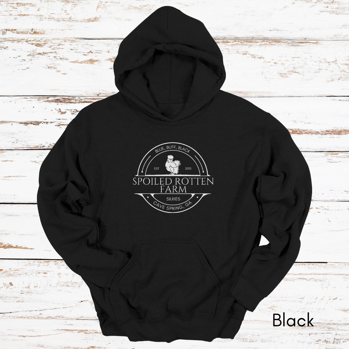 Custom Silkie Chicken Farm Unisex Heavy Blend Hooded Sweatshirt