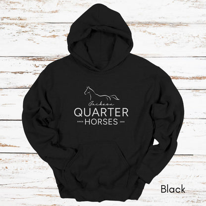 CUSTOM Quarter Horse Farm Hoodie - Unisex Heavy Blend Hooded Sweatshirt