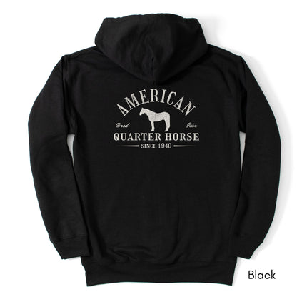 American QuarterHorse Unisex Zip Hoodie