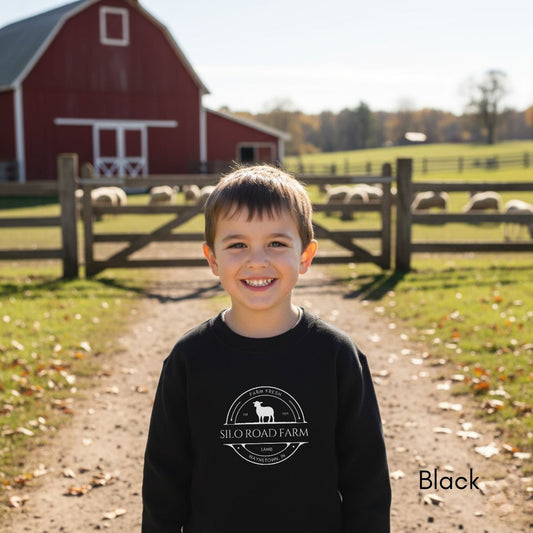 Custom Sheep Lamb Farm YOUTH/KIDS Crewneck Sweatshirt