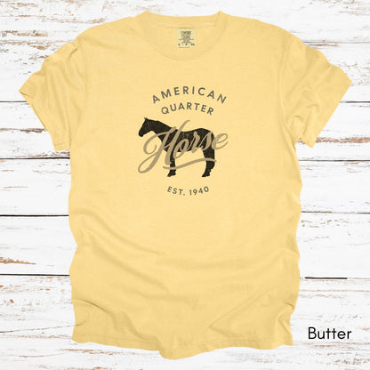 American Quarter Horse Breed Unisex Midweight Vintage Style T-Shirt