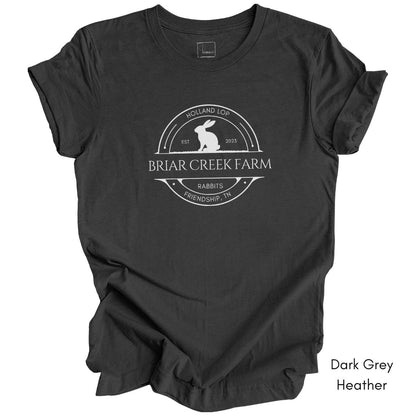 Custom Rabbit Farm Unisex Jersey Tee