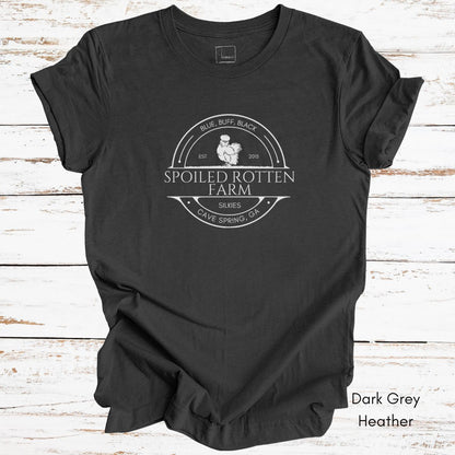 CUSTOM  Silkie Chicken Farm Light Weight Unisex Jersey T-shirt