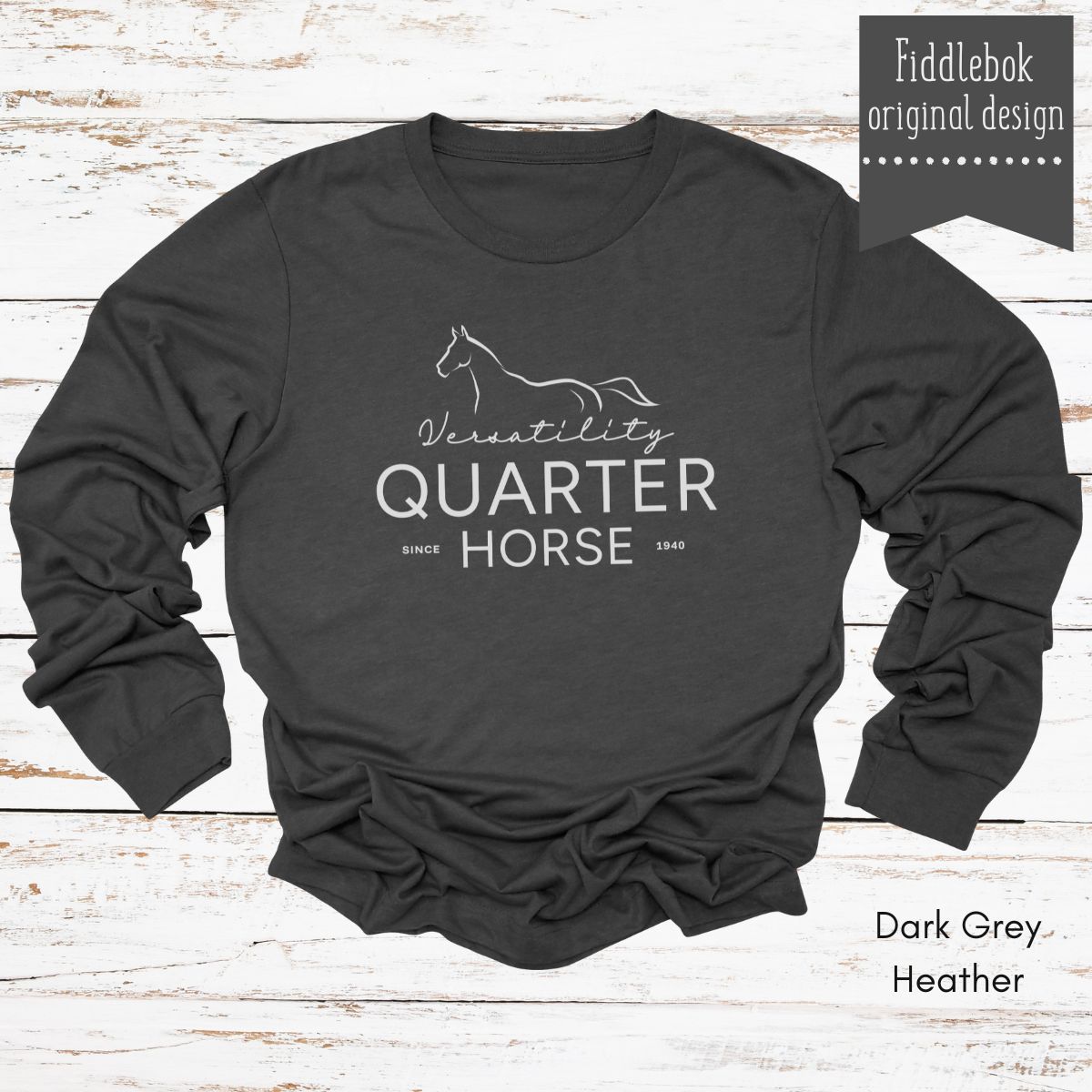 American Quarter Horse Versatility Long Sleeve Unisex T-shirt