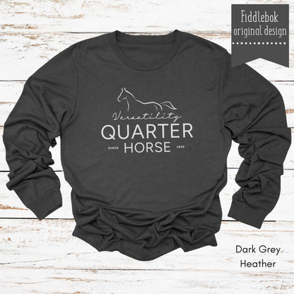 American Quarter Horse Versatility Long Sleeve Unisex T-shirt