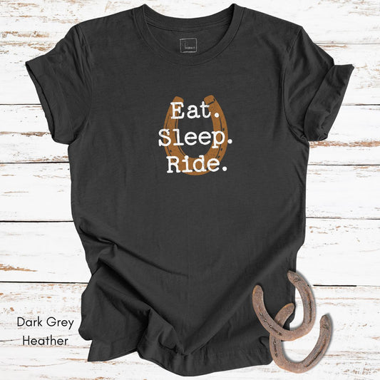 Eat Sleep Ride Unisex Light Weight Jersey Tshirt