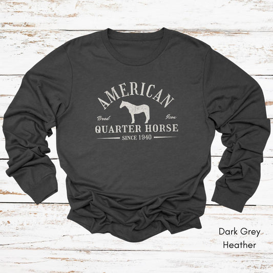 American Quarter Horse Long Sleeve Unisex T-shirt