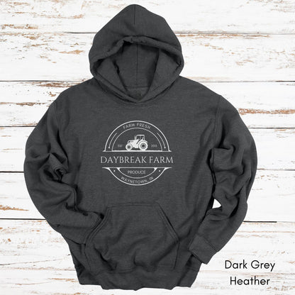 Custom Produce Farm Tractor Unisex Heavy Blend Hooded Sweatshirt