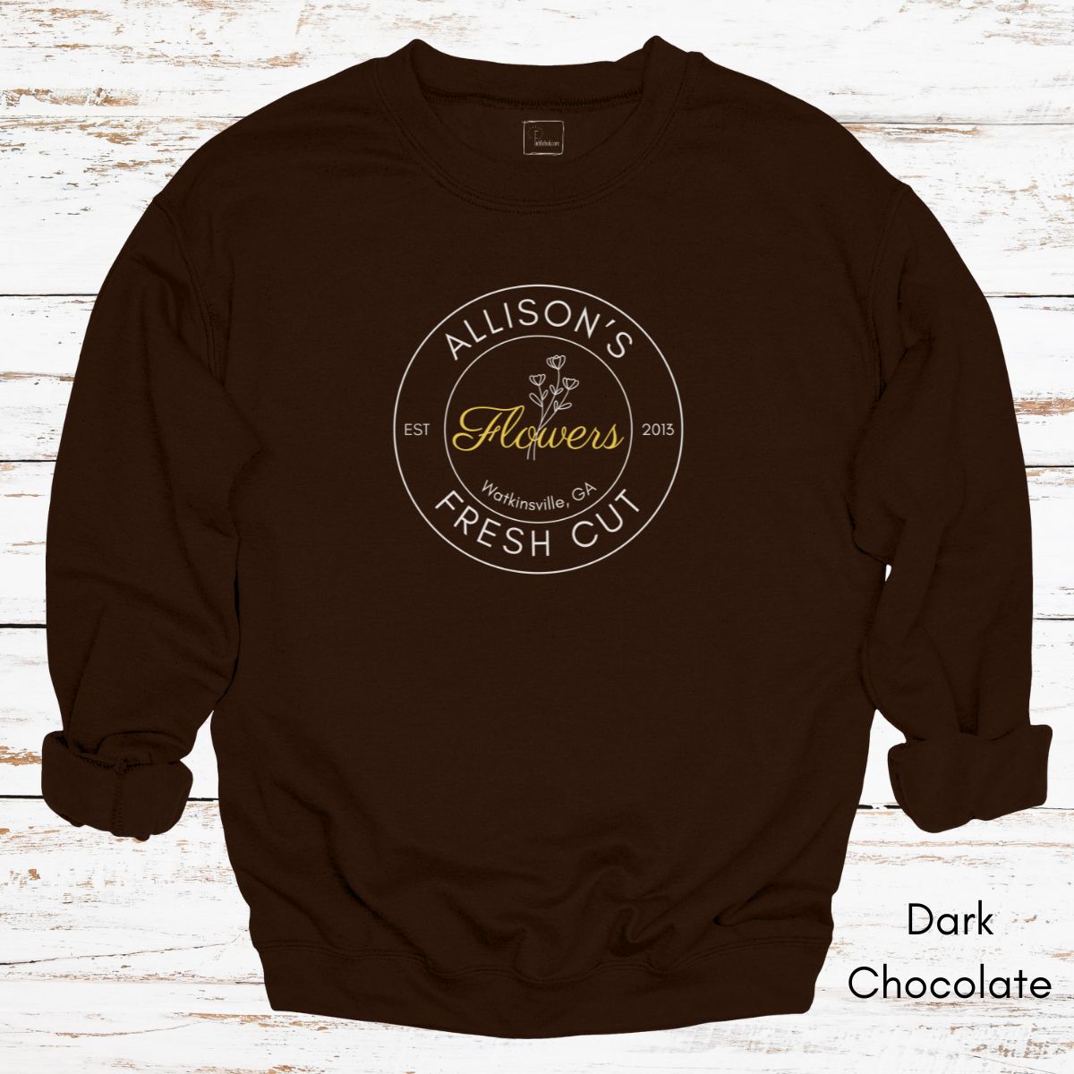 Custom Fresh Cut Flower Farm  Sweatshirt