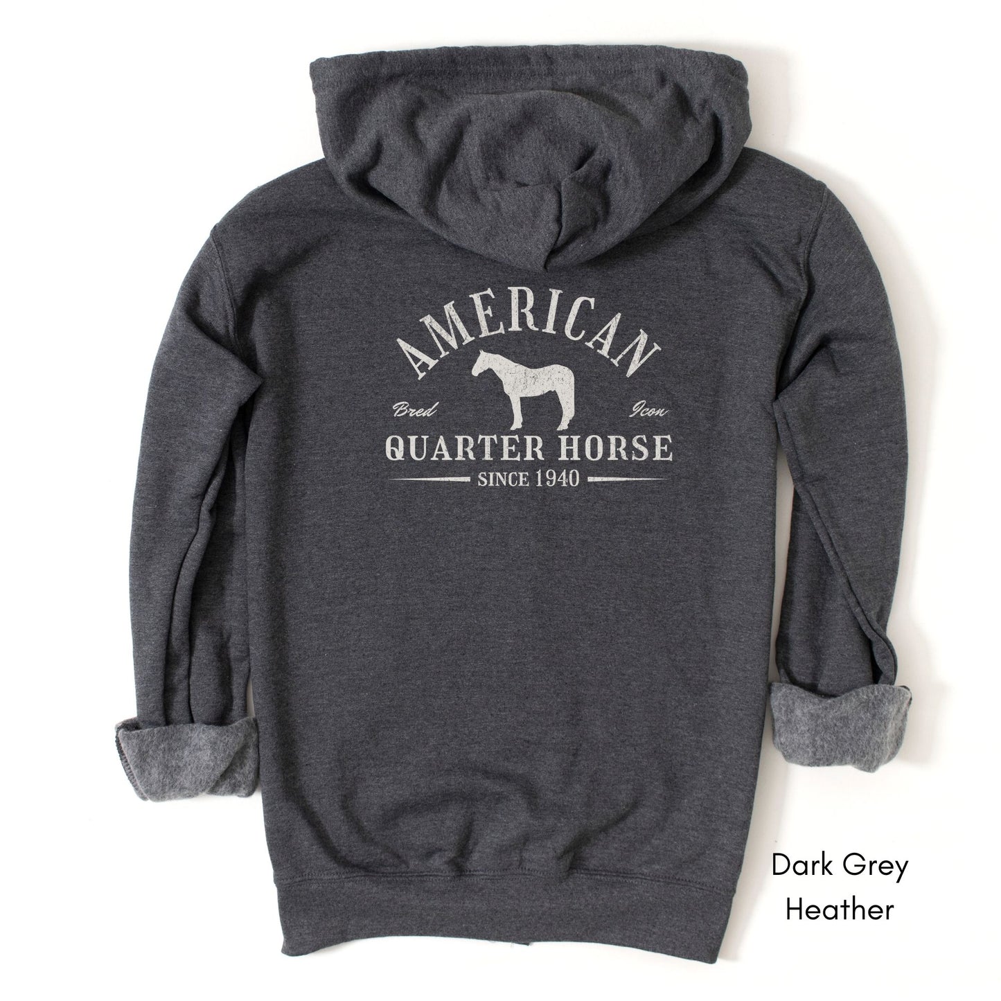 American QuarterHorse Unisex Zip Hoodie