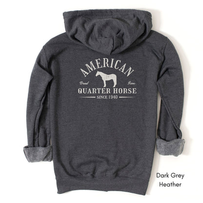 American QuarterHorse Unisex Zip Hoodie