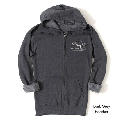 American QuarterHorse Unisex Zip Hoodie
