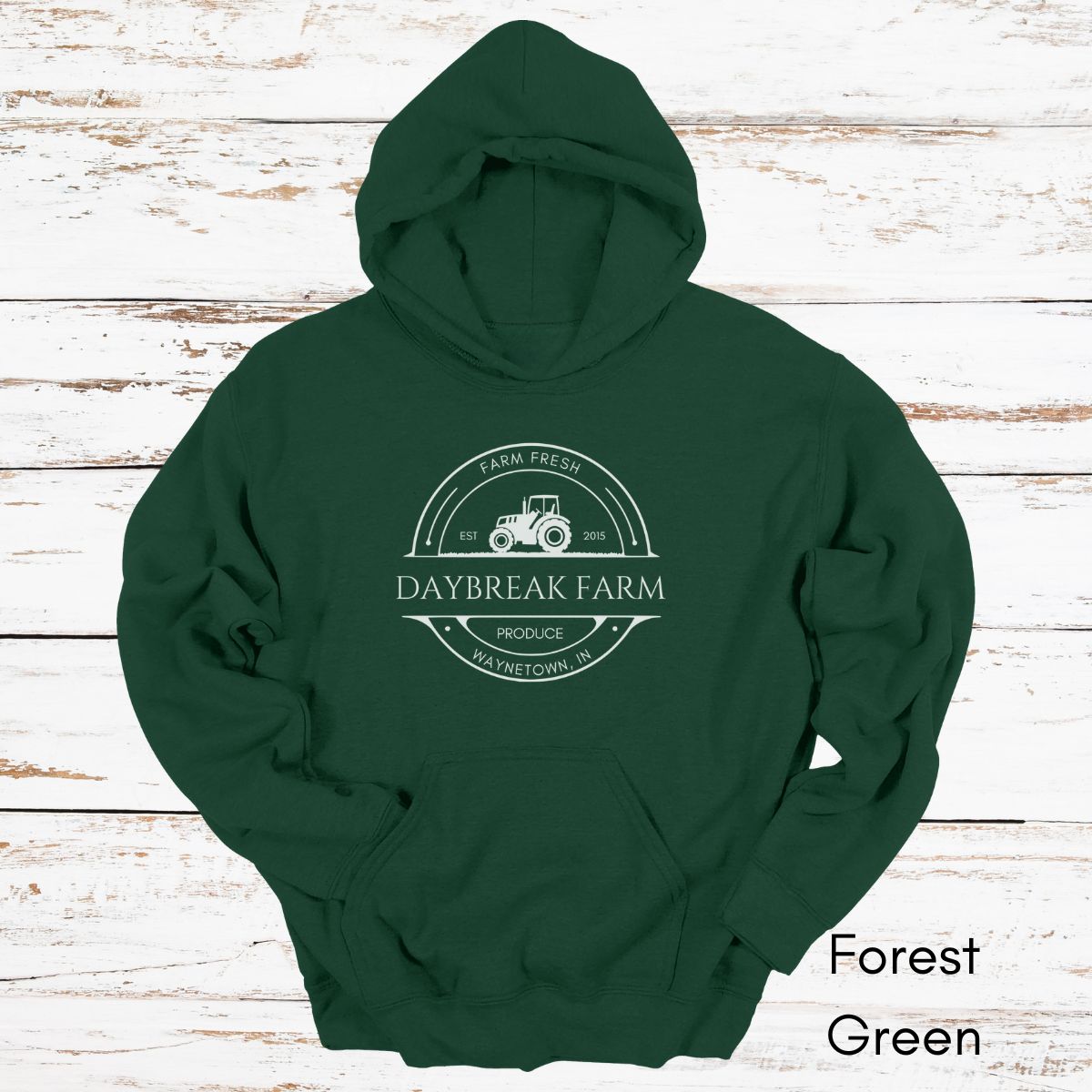 Custom Produce Farm Tractor Unisex Heavy Blend Hooded Sweatshirt