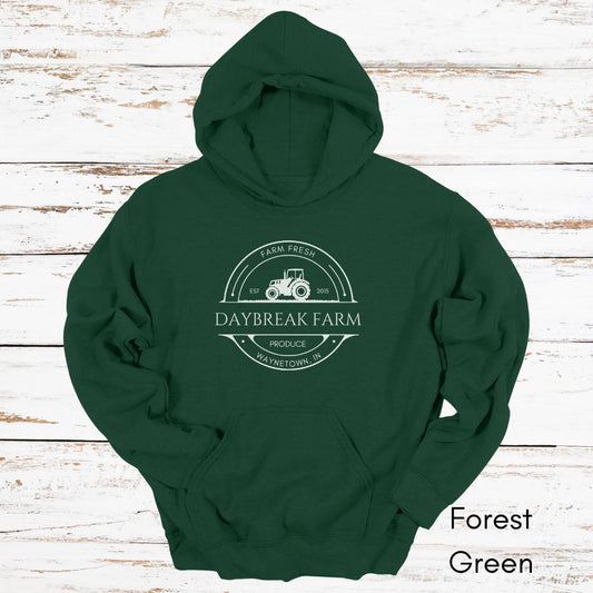 Custom Produce Farm Tractor Unisex Heavy Blend Hooded Sweatshirt